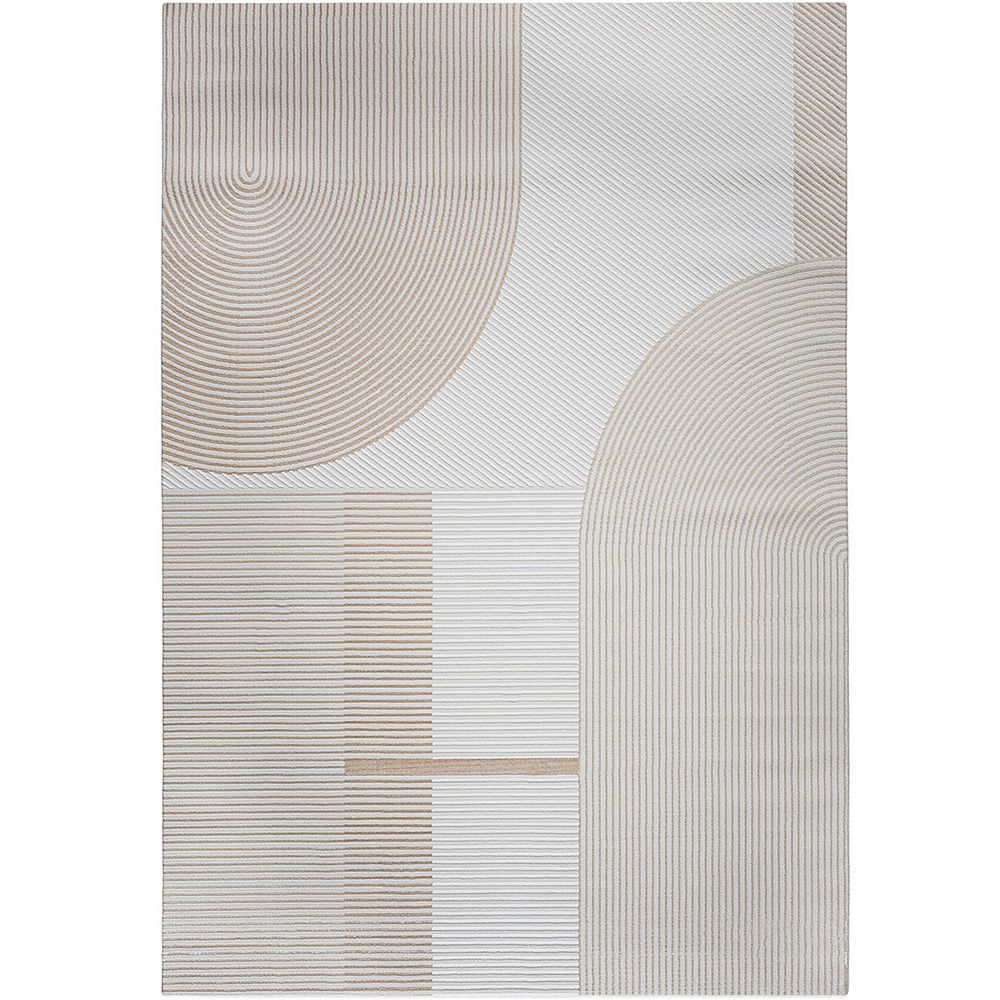 Alfombra Grande de Diseño Contemporáneo y Moderno - Beige (290x200 cm) - Lubida image 8