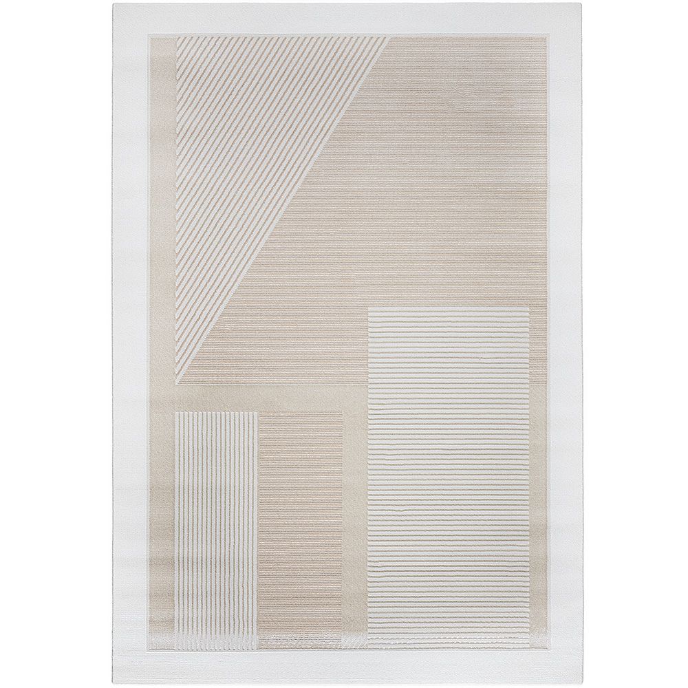 Alfombra Grande de Diseño Contemporáneo y Moderno - Beige (290x200 cm) - Terna image 8