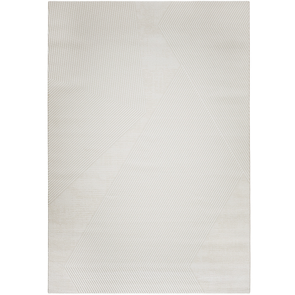 Alfombra Grande de Diseño Contemporáneo y Moderno - Beige (290x200 cm) - Rivola image 8