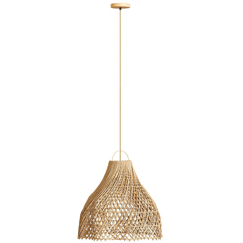 Lámpara Colgante de Ratán Estilo Boho - Rodric image 8