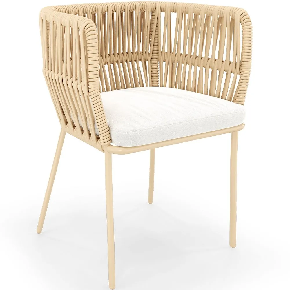 Silla de Exterior Beige - Cuerda - Ress image 8