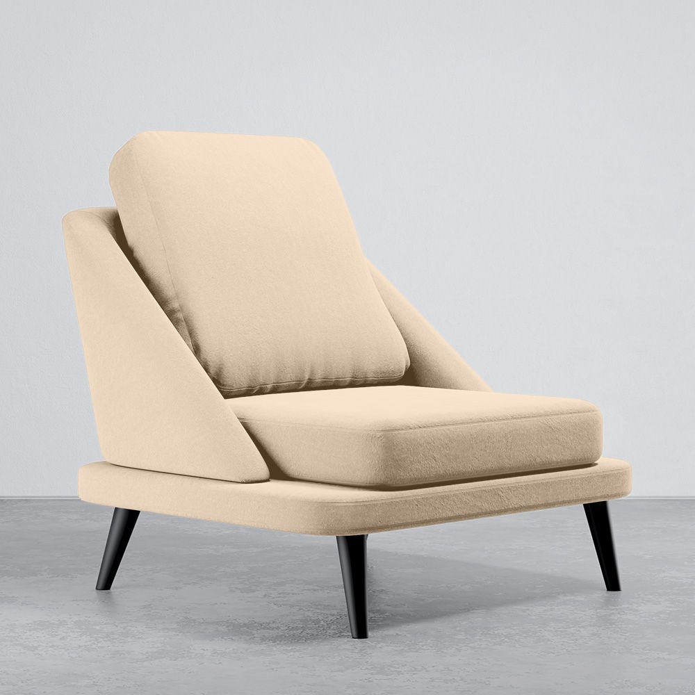 Sillón tapizado en Terciopelo - Estilo Escandinavo - Velvet Lounge image 8