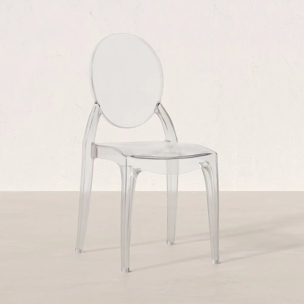 Silla de Comedor Transparente - Estilo Victoria  image 8