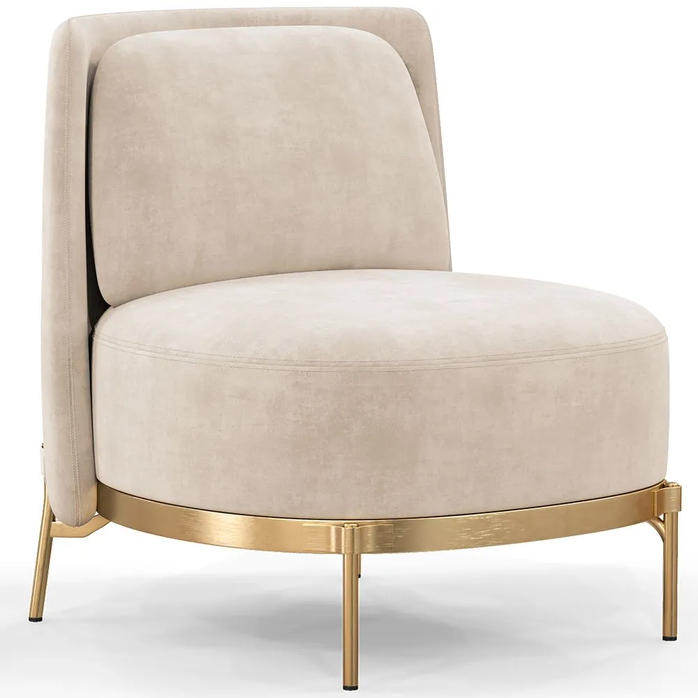 Sillón de Diseño - Tapizado en Terciopelo - Kanla image 8