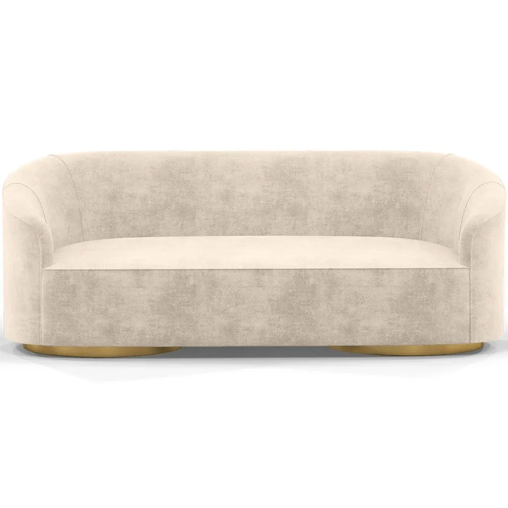 Sofa de 3/4 Plazas - Tapizado en Terciopelo- Herina image 8