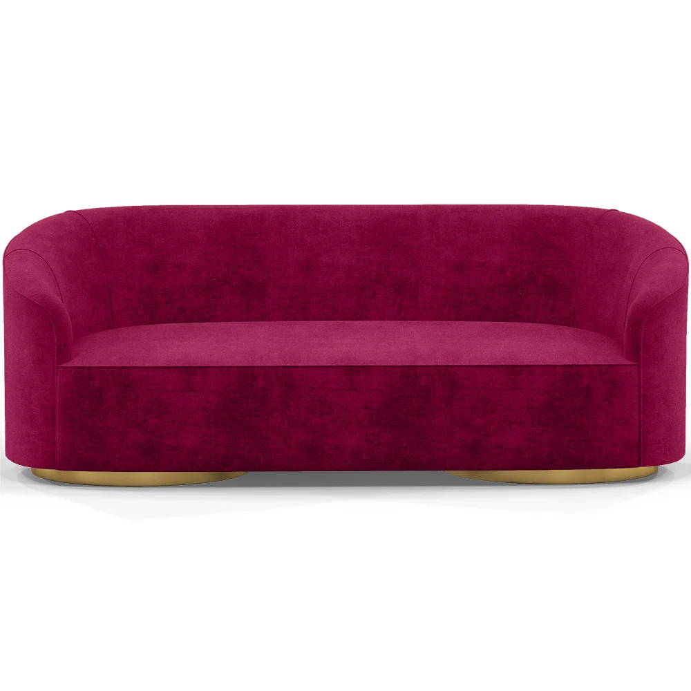 Sofa de 3/4 Plazas - Tapizado en Terciopelo- Herina image 8