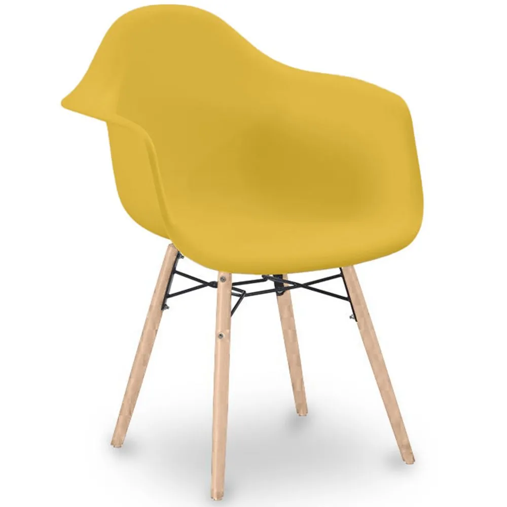 Silla de Comedor Diseño Escandinavo - Patas de Madera - Nordika image 8