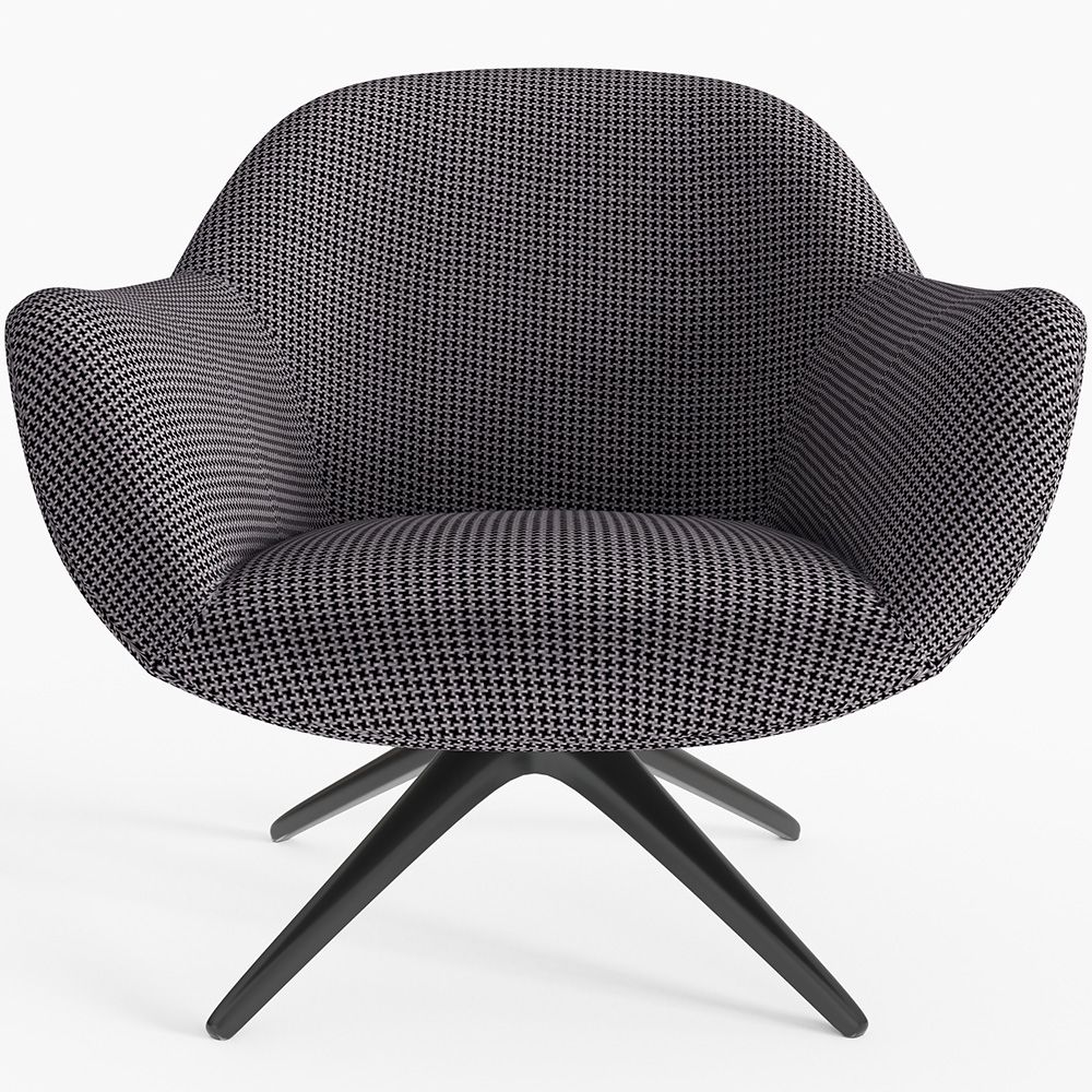   Sillón Tapizado Diseño Curvo Estilo Contemporáneo - Mirrel image 8