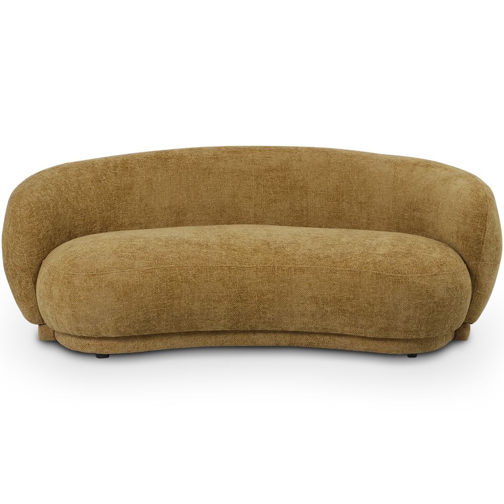Sofá de Diseño Curvo Estilo Contemporáneo Tapizado en Chenille - Curvy image 8