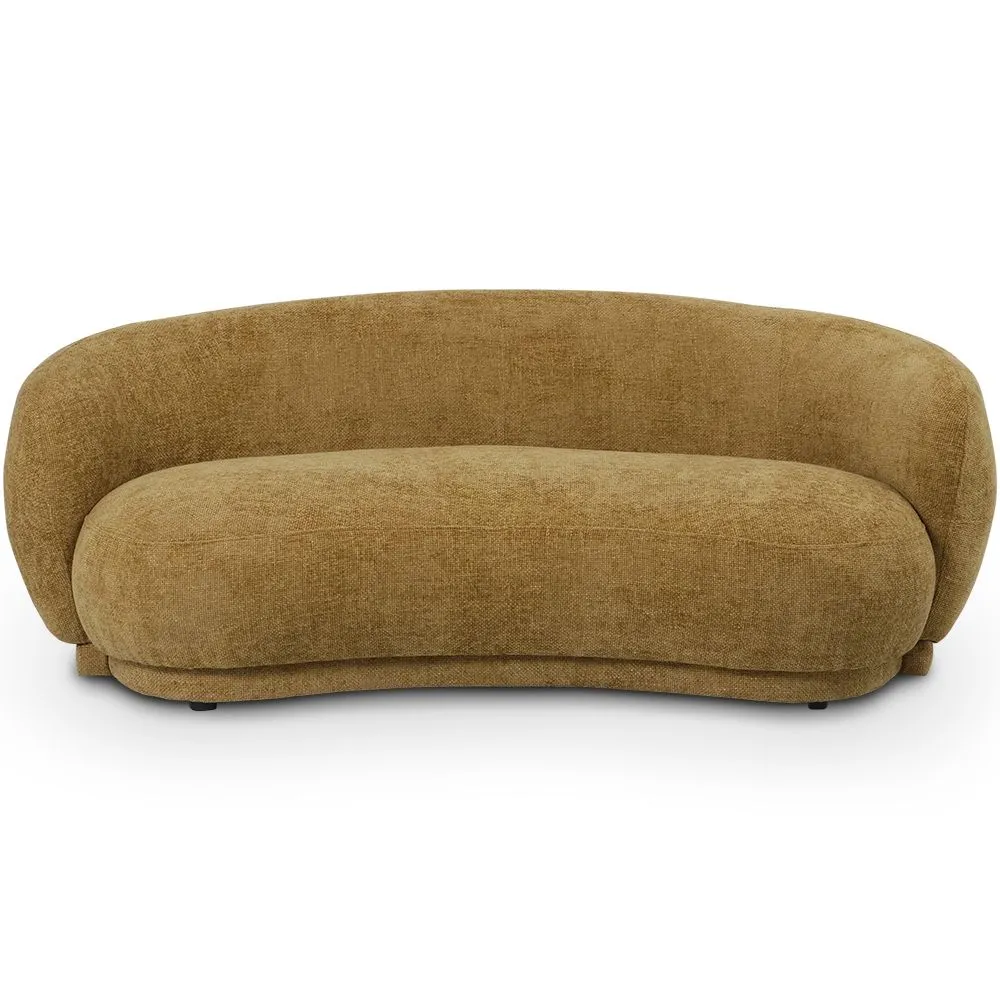 Sofá de Diseño Curvo Estilo Contemporáneo Tapizado en Chenille - Curvy image 8