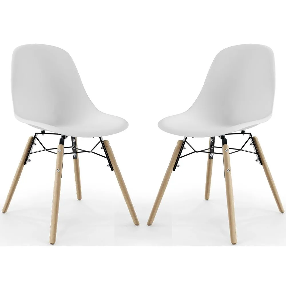 Silla de Comedor - Diseño Escandinavo - Patas de Madera - Pack de 2 - Skögur image 8