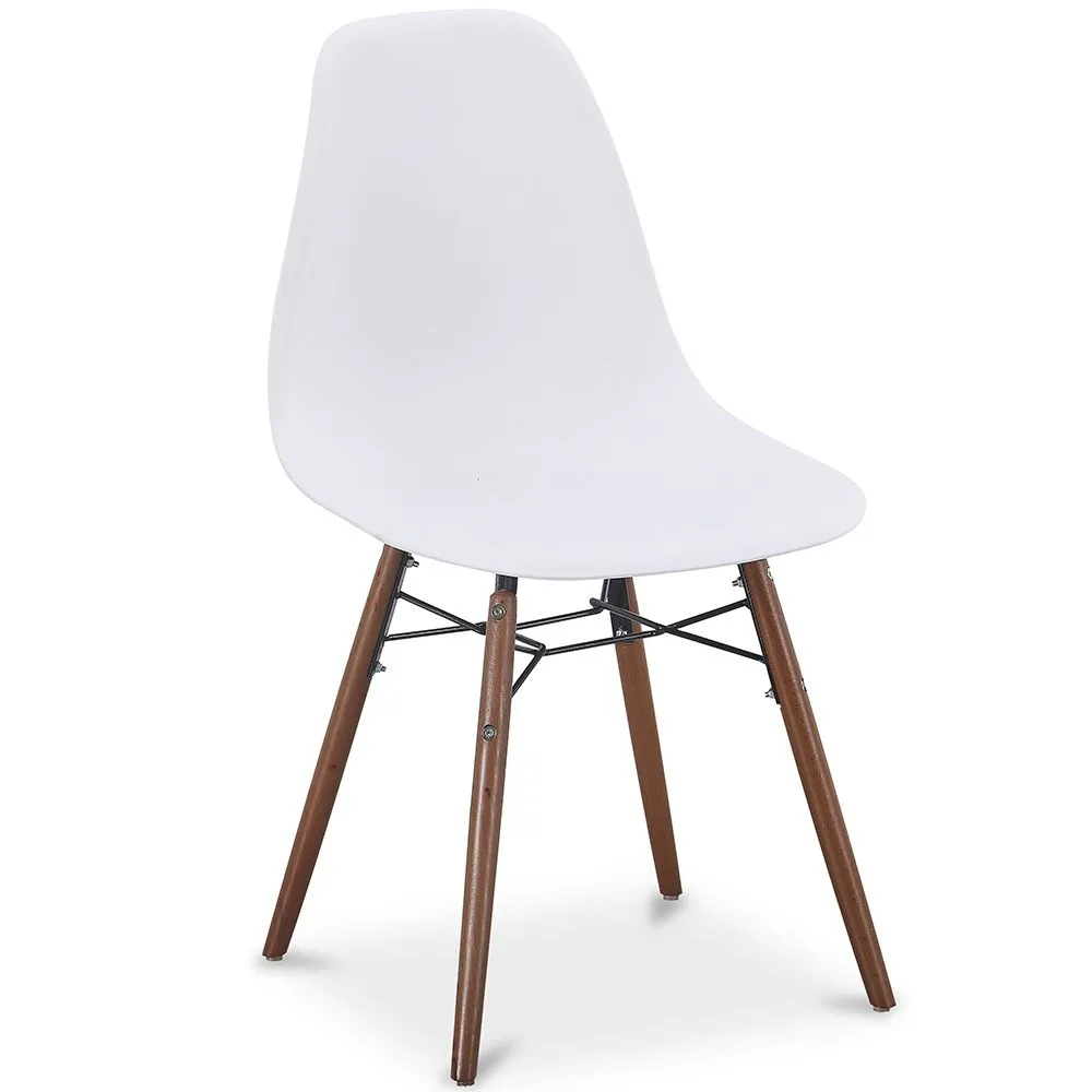 Sillas de Comedor - Diseño Escandinavo - Patas de Madera Oscura - Skögur image 8