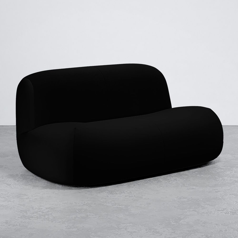 Sofá Moderno Minimalista Diseño Curvo Tapizado Terciopelo - Comodidad y Estilo Contemporáneo - Büba image 8