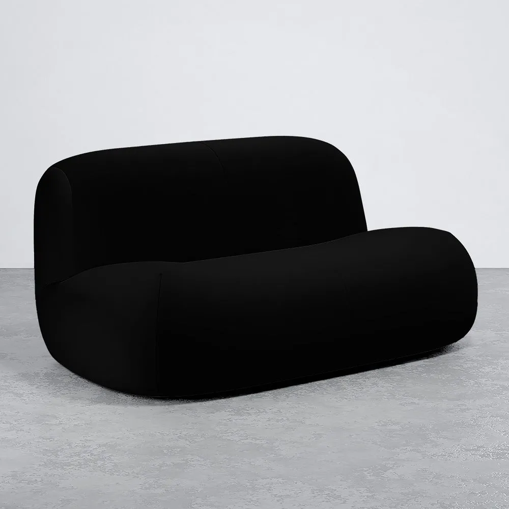 Sofá Moderno Minimalista Diseño Curvo Tapizado Terciopelo - Comodidad y Estilo Contemporáneo - Büba image 8