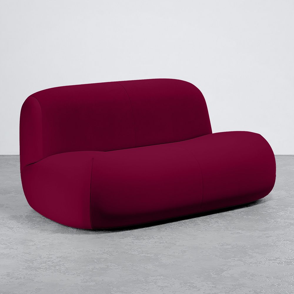 Sofá Moderno Minimalista Diseño Curvo Tapizado Terciopelo - Comodidad y Estilo Contemporáneo - Büba image 8