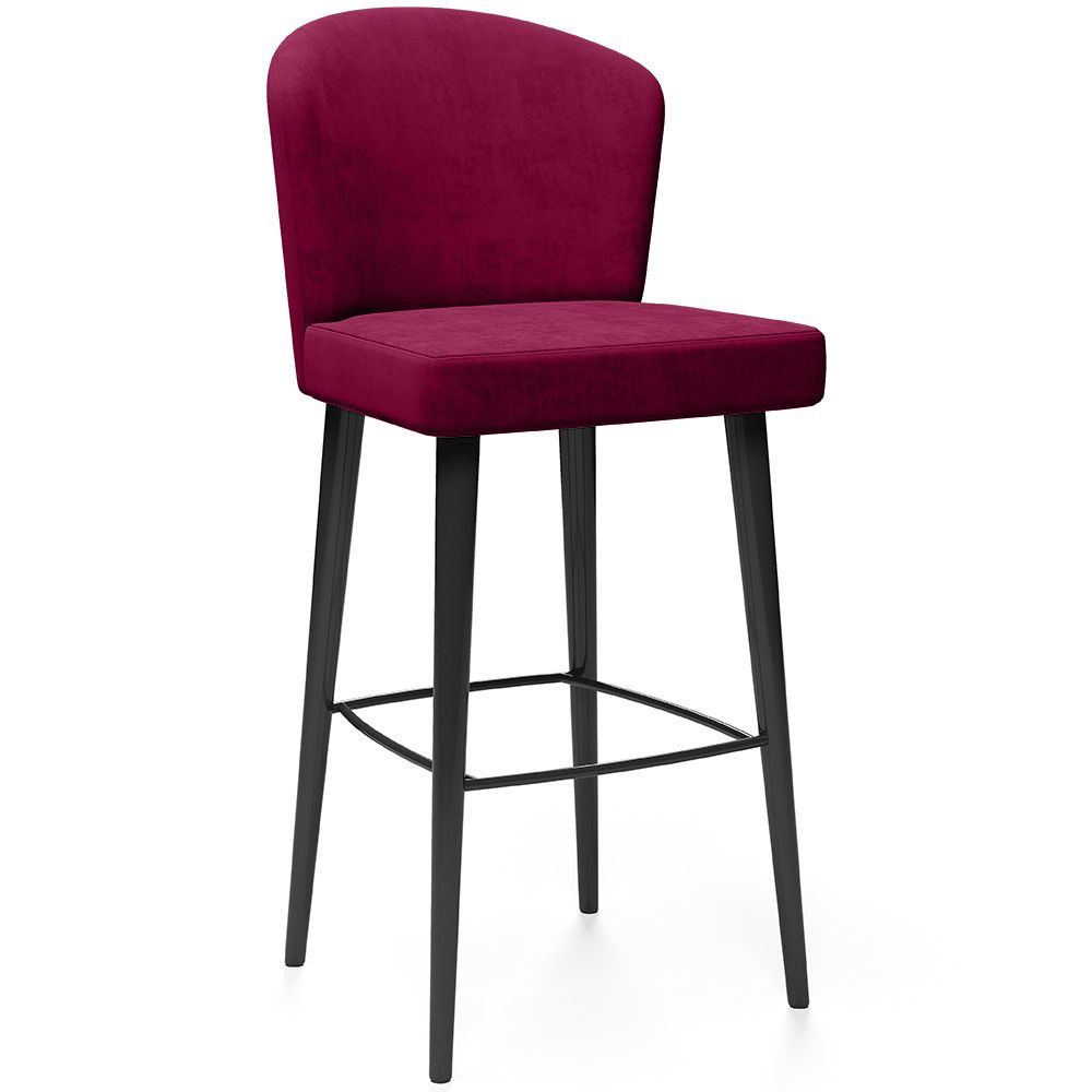Taburete de Bar Tapizado en Terciopelo - Diseño Moderno y Premium para Restaurantes, Hoteles y Hogares - Velvet Icon image 8