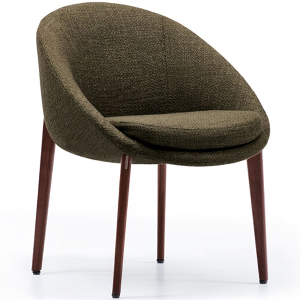 Silla de Comedor Tapizada con Patas de Madera - Diseño Moderno para Restaurantes y Hoteles de Lujo image 8