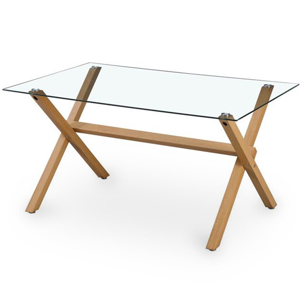 Mesa de Comedor Rectangular - Diseño Escandinavo -  6 Comensales - Tesfa image 8