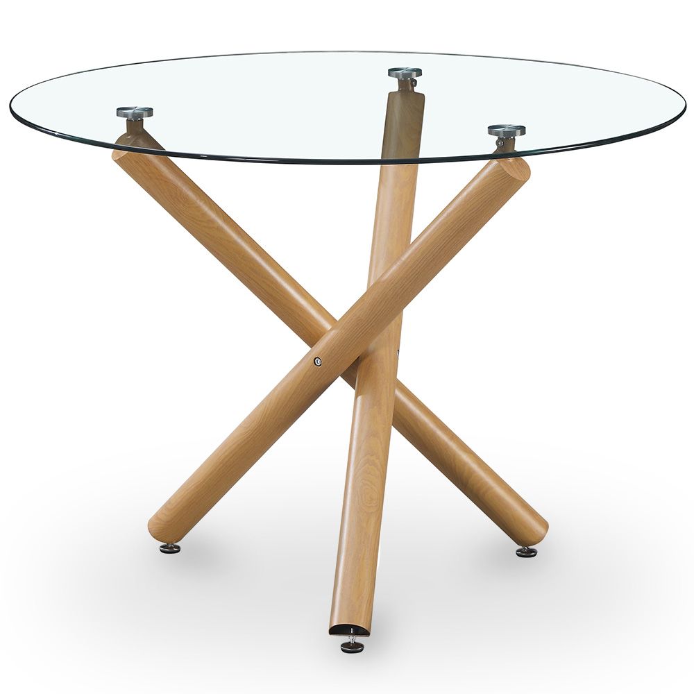 Mesa de Comedor Redonda - Diseño Escandinavo -  4/ 5 Comensales - Tesfa image 8