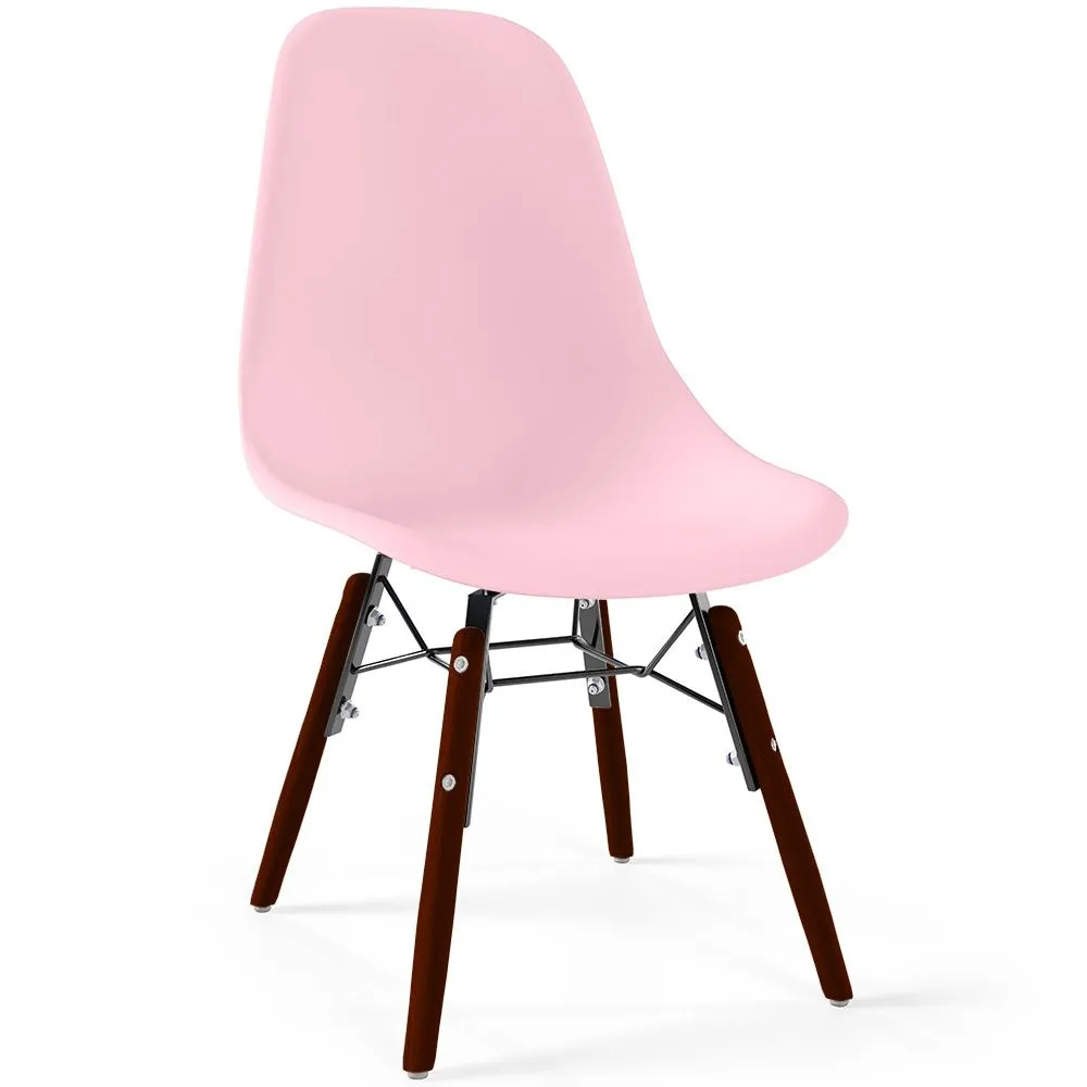 Silla Infantil - Diseño Escandinavo - Patas de Madera Oscura - Skögur image 8