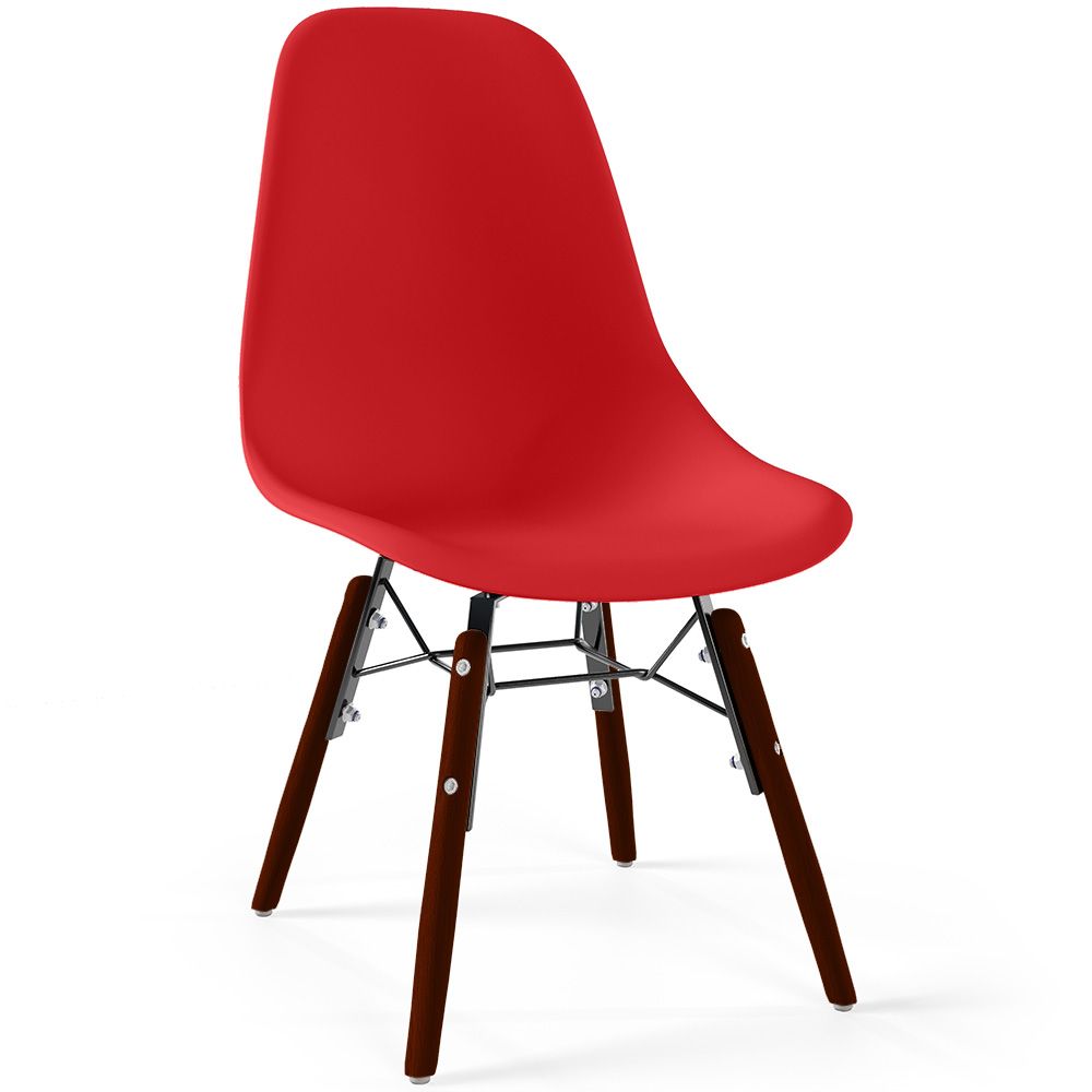 Sillas Infantil - Diseño Escandinavo - Patas de Madera Oscura - Skögur image 8