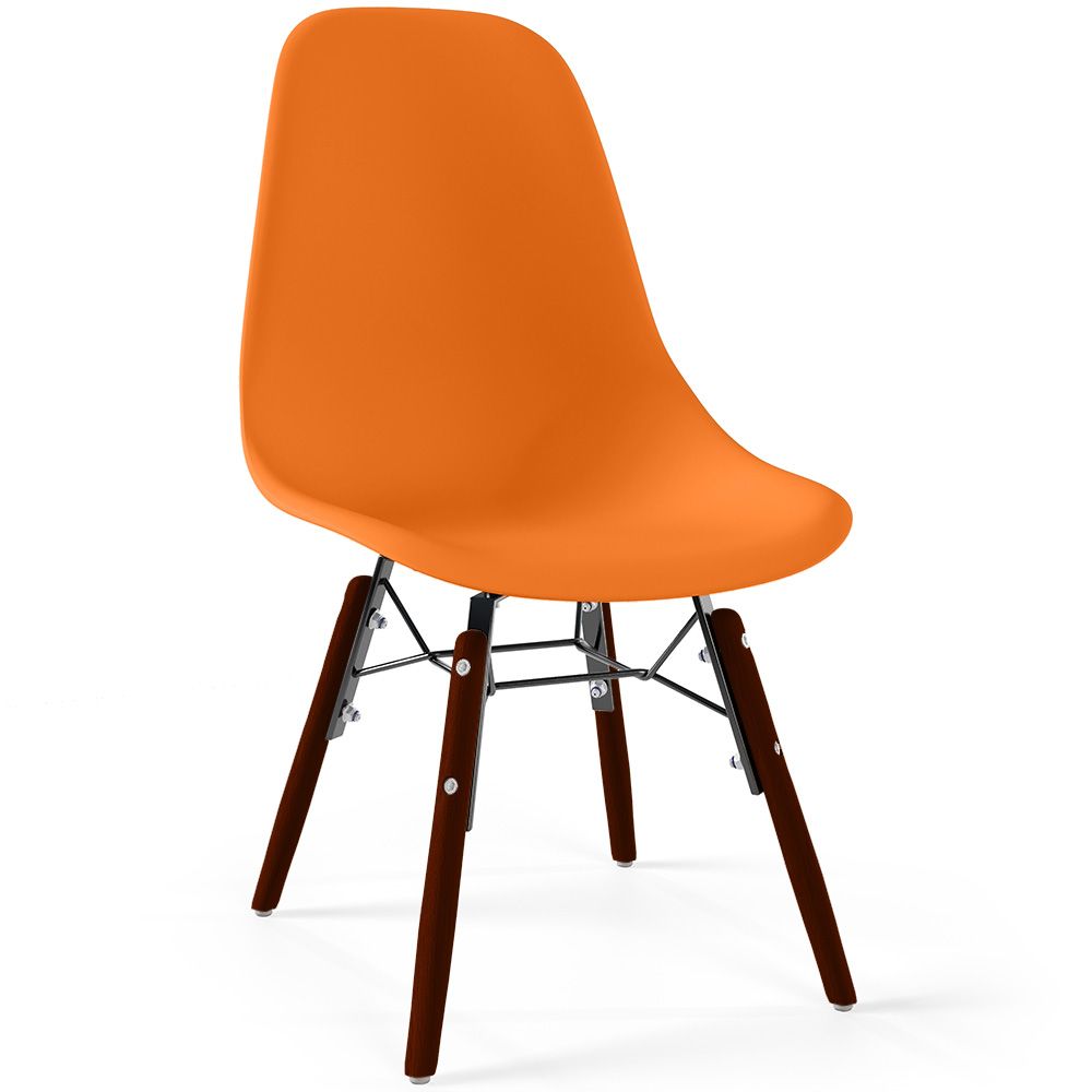 Silla Infantil - Diseño Escandinavo - Patas de Madera Oscura - Skögur image 8