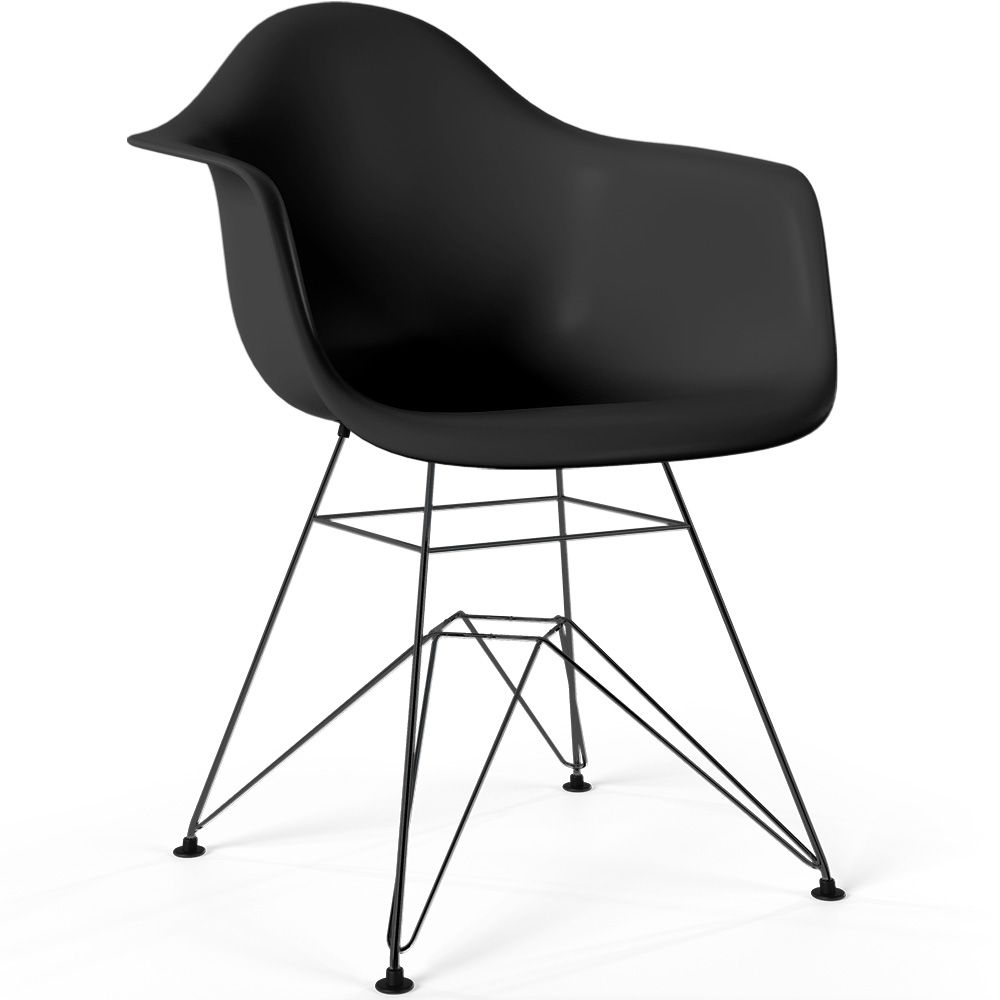 Silla de Comedor - Diseño Escandinavo y Patas negras de Metal - Nordika image 8