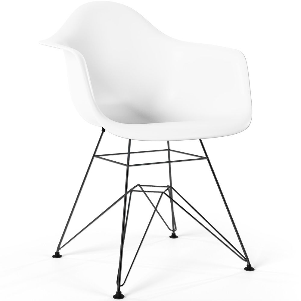 Silla de Comedor - Diseño Escandinavo y Patas negras de Metal - Nordika image 8