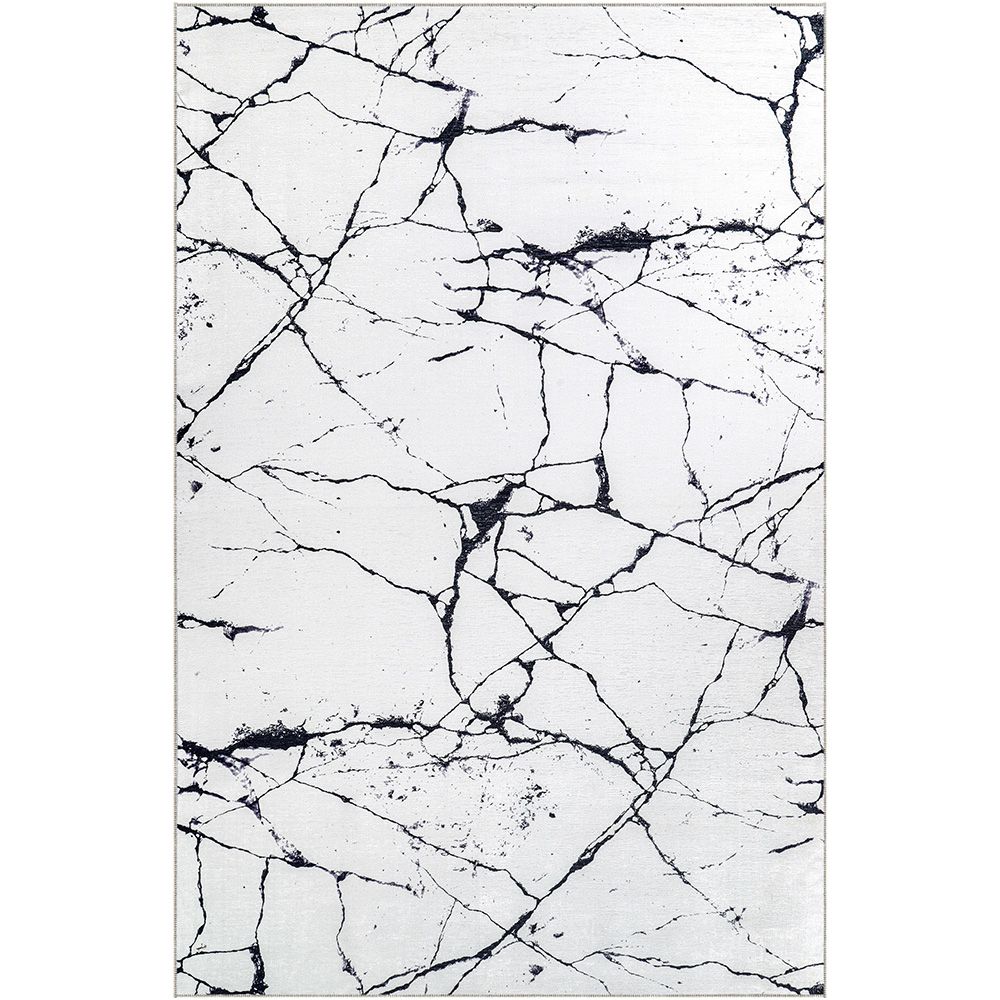 Alfombra Grande de Diseño Moderno Efecto Marmol - (290x200 cm) - Calico image 8