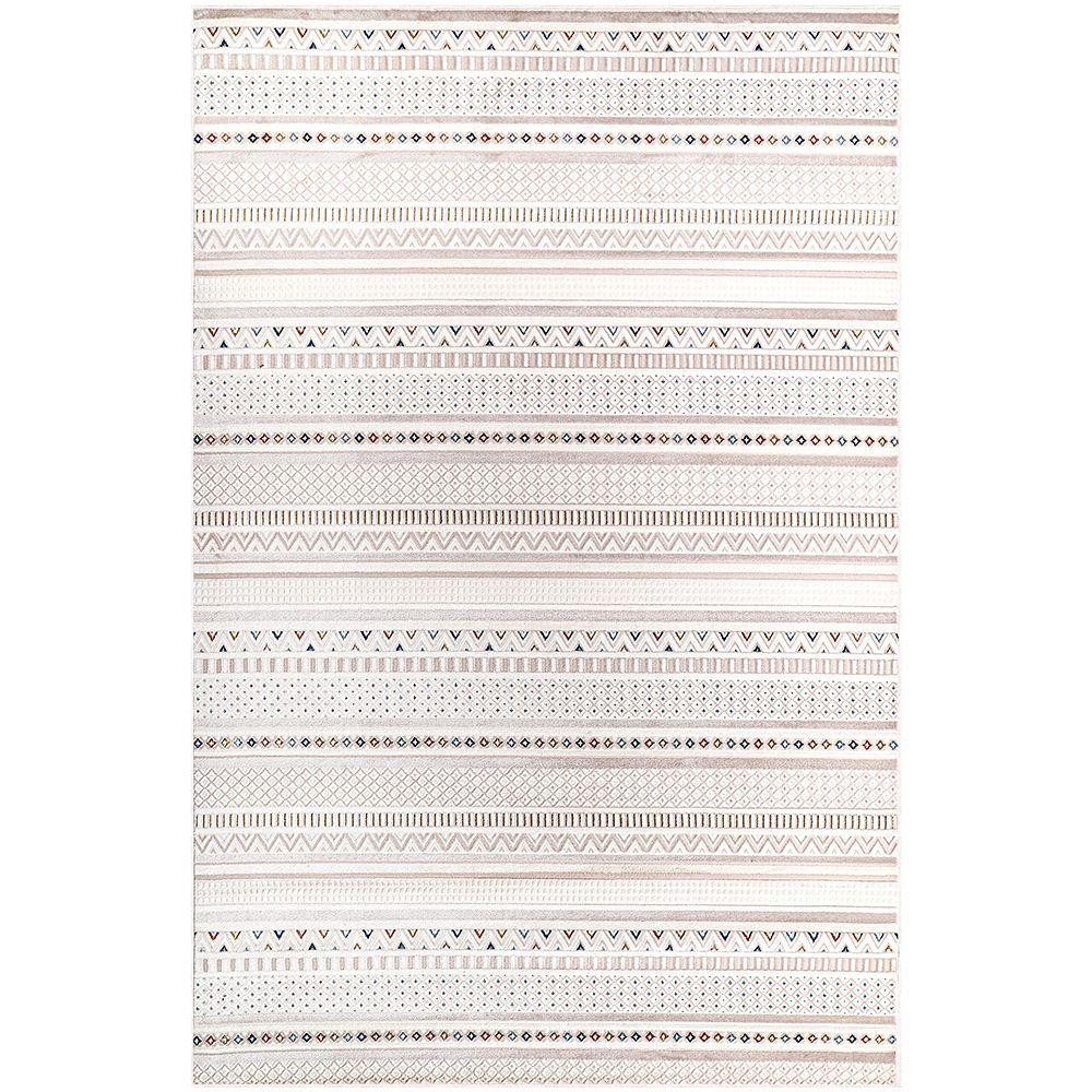 Alfombra Grande de Diseño Contemporáneo y Moderno - Beige (290x200 cm) - Ferrum image 8