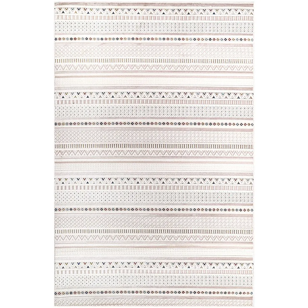 Alfombra Grande de Diseño Contemporáneo y Moderno - Beige (290x200 cm) - Ferrum image 8
