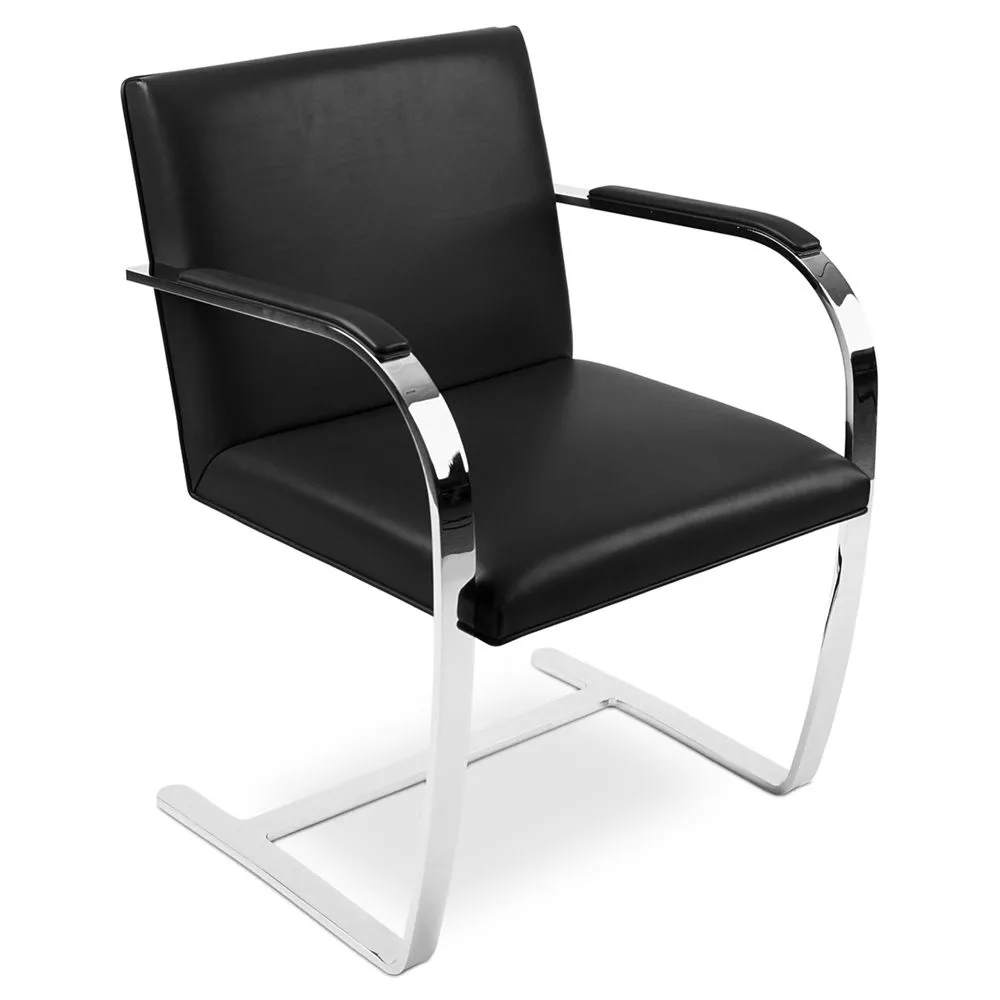 Silla de Oficina con Reposabrazos - Silla de Escritorio Tapizada en Polipiel- Brama  image 8