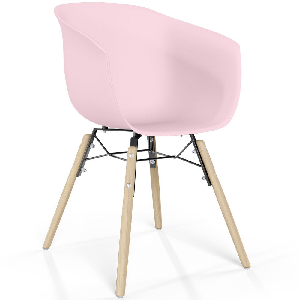Silla de Comedor - Diseño Escandinavo - Patas Madera Natural - Polin image 8
