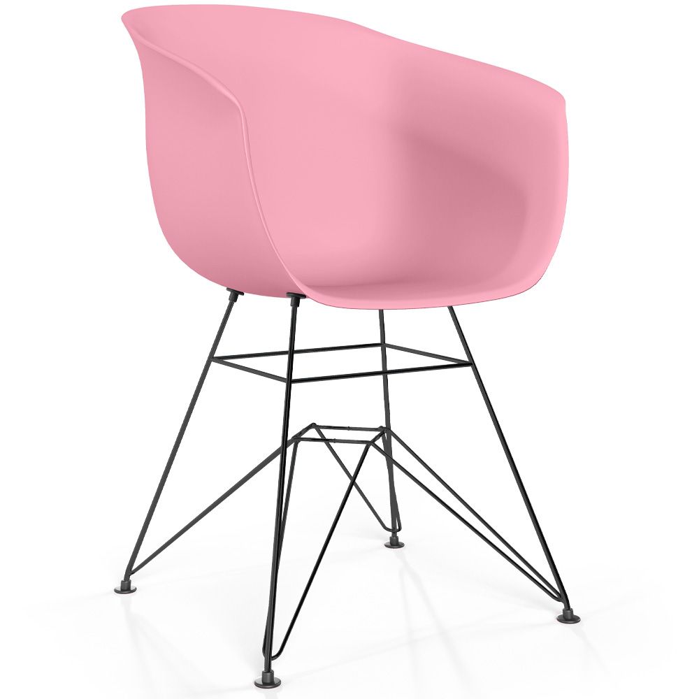 Silla de Comedor - Diseño Escandinavo - Patas Negras - Polin image 8