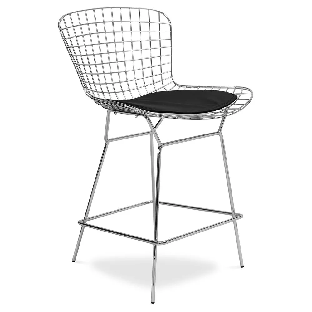 Taburete de Diseño Rejilla de Metal - Lived image 8