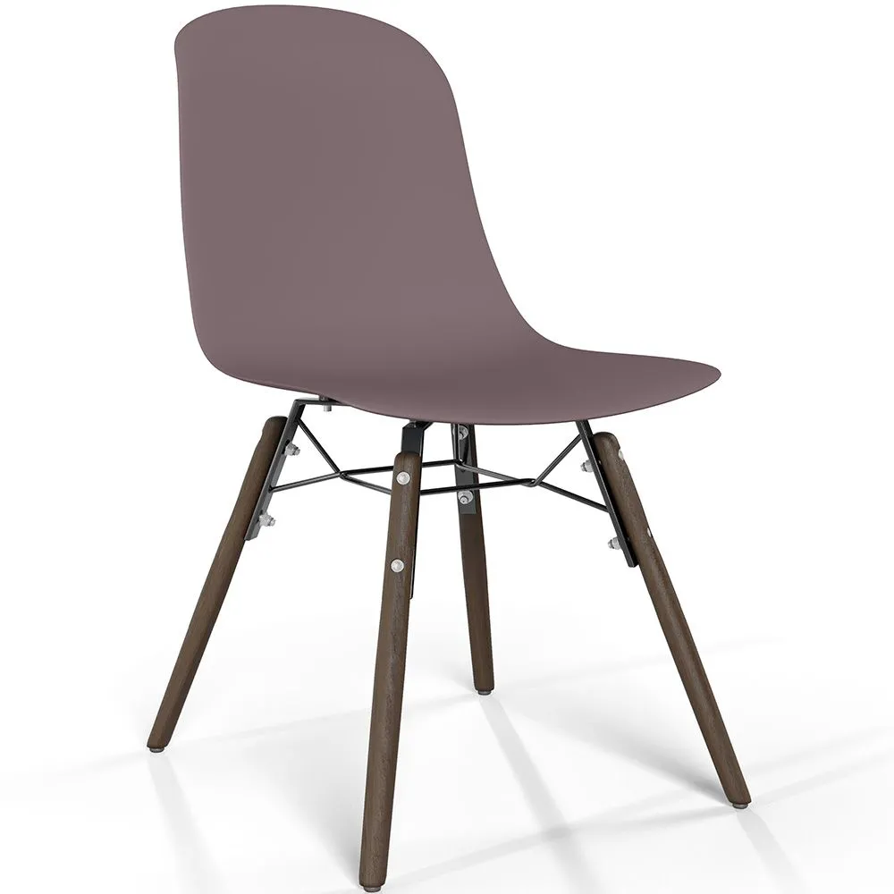 Silla de comedor con patas de madera oscura – Estilo moderno y funcionalidad -Broly image 8
