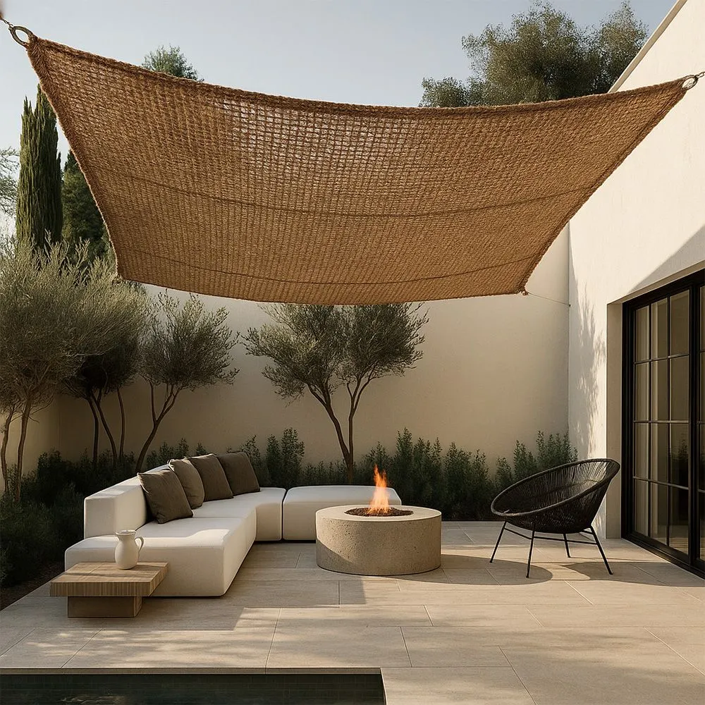 Toldo de fibra de coco 2x4M - Vela de sombra 100% Natural image 8