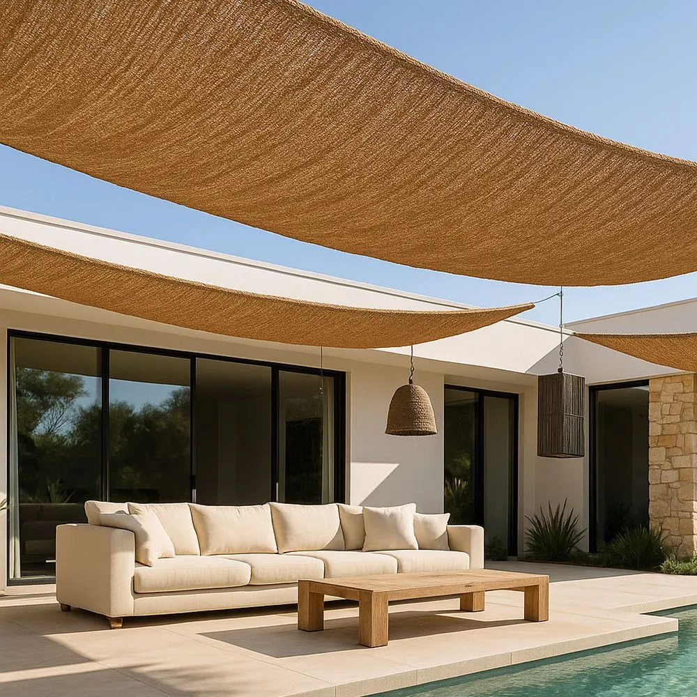 Toldo de fibra de coco 20x1M - Vela de sombra 100% Natural image 8