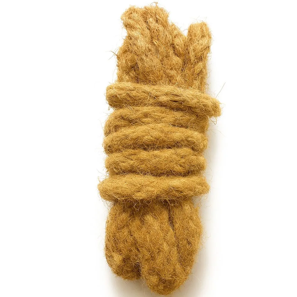 Cuerda de Fibra de Coco Natural 5 m – Ideal para Fijación de Velas de Sombra image 8
