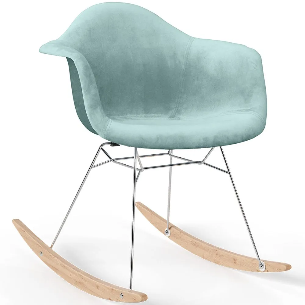 Mecedora Moderna Tapizada en Tela – Estilo Nórdico - Nordika image 8