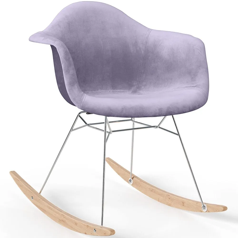 Mecedora Moderna Tapizada en Tela – Estilo Nórdico - Nordika image 8