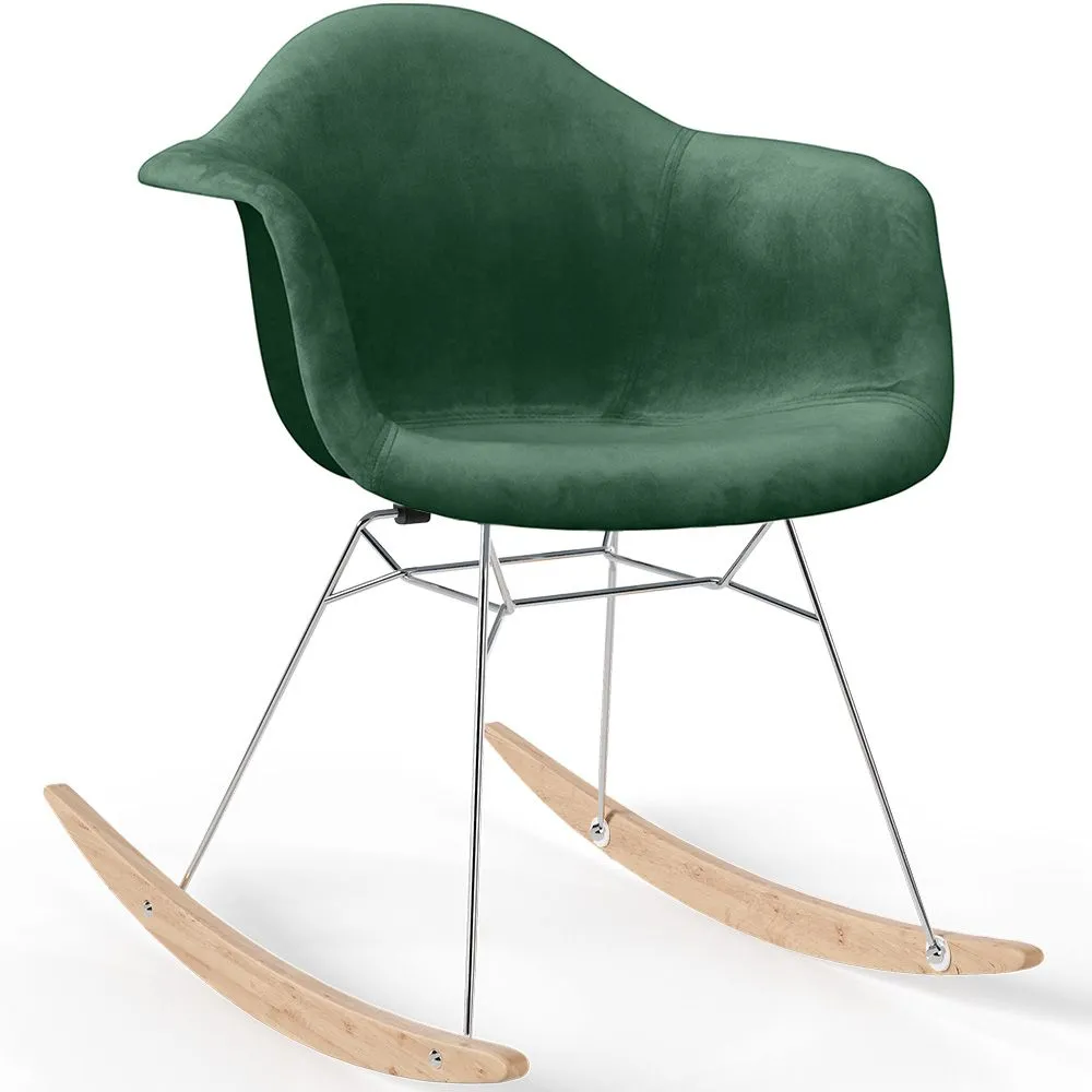 Mecedora Moderna Tapizada en Tela – Estilo Nórdico - Nordika image 8