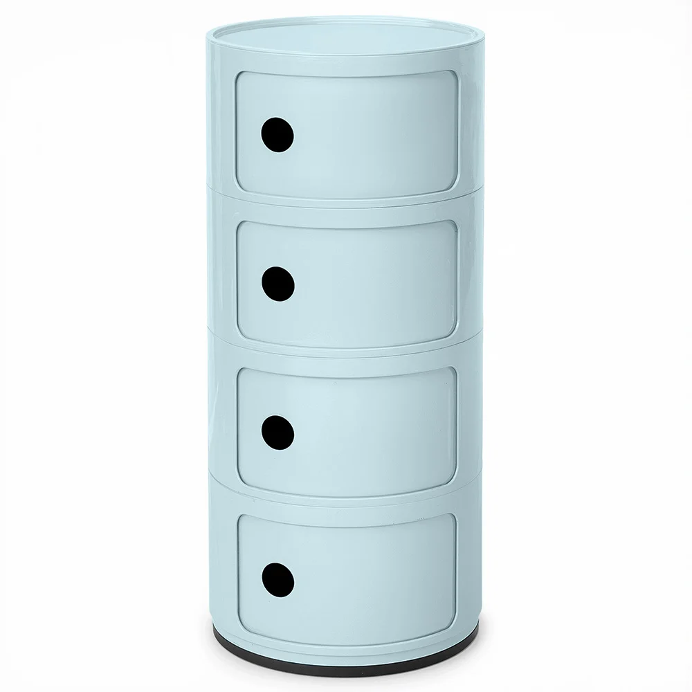 Mueble Contenedor Almacenaje de Plástico - 4 Cajones Brillante - New Caracas 4 image 8