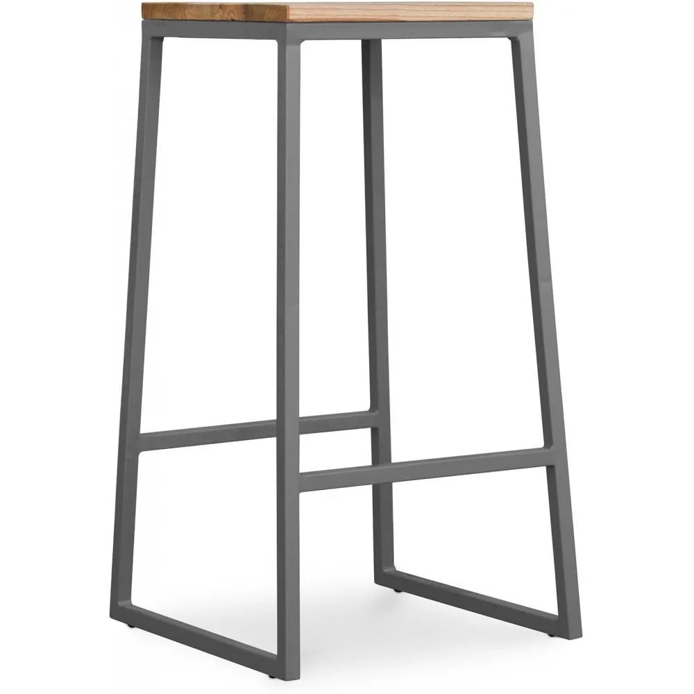 Taburete Diseño Industrial - Madera y Metal - 76cm - Big Boy  image 8