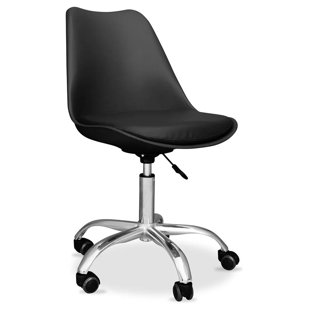 Silla de Oficina con Ruedas - Silla de Escritorio Giratoria  - Tulip image 8