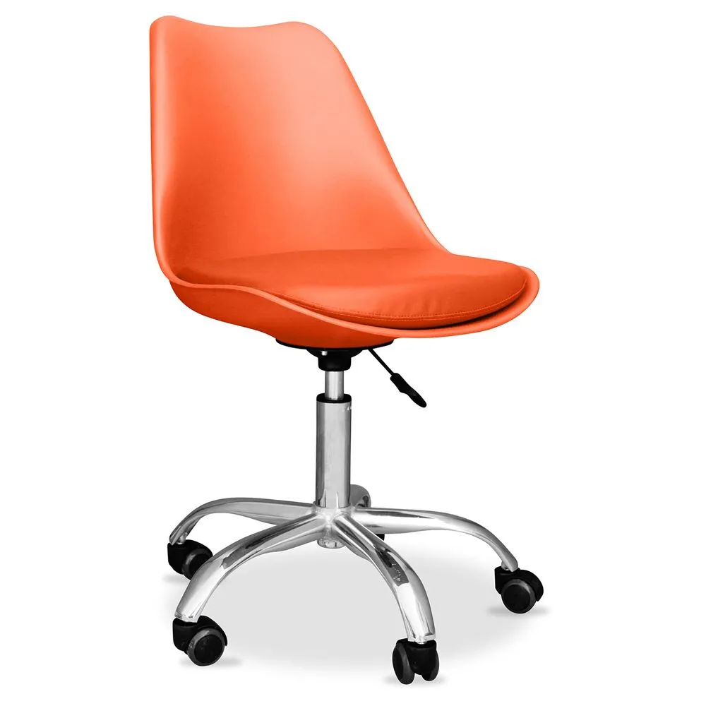 Silla de Oficina con Ruedas - Silla de Escritorio Giratoria  - Tulip image 8