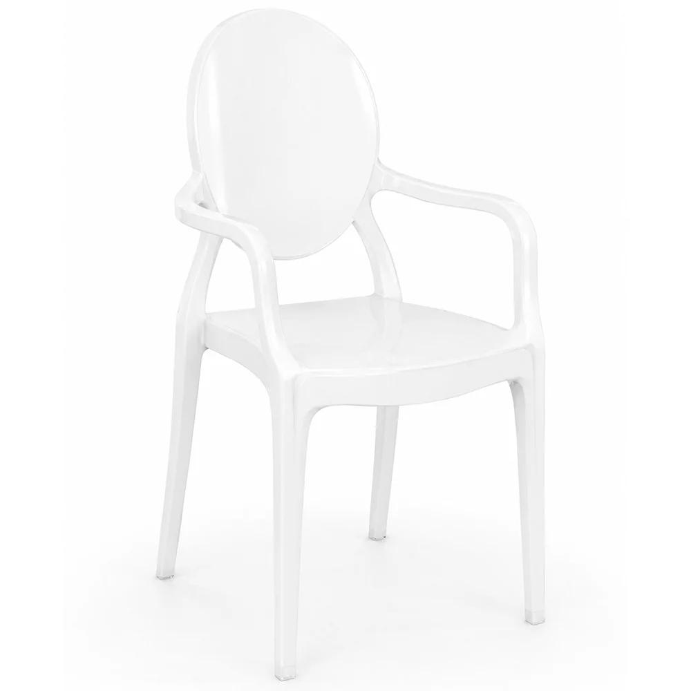 Silla de comedor Transparente - Diseño con Reposabrazos - Victoria Queen image 8