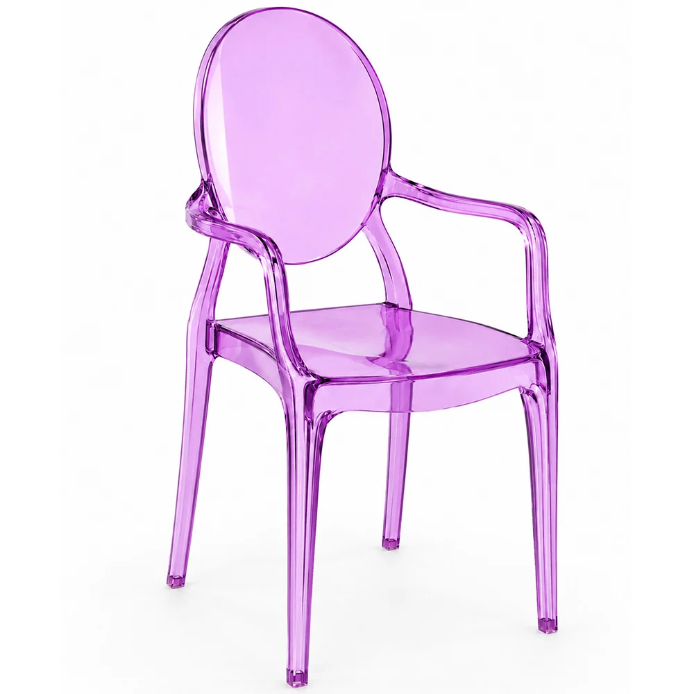 Silla de comedor Transparente - Diseño con Reposabrazos - Victoria Queen image 8