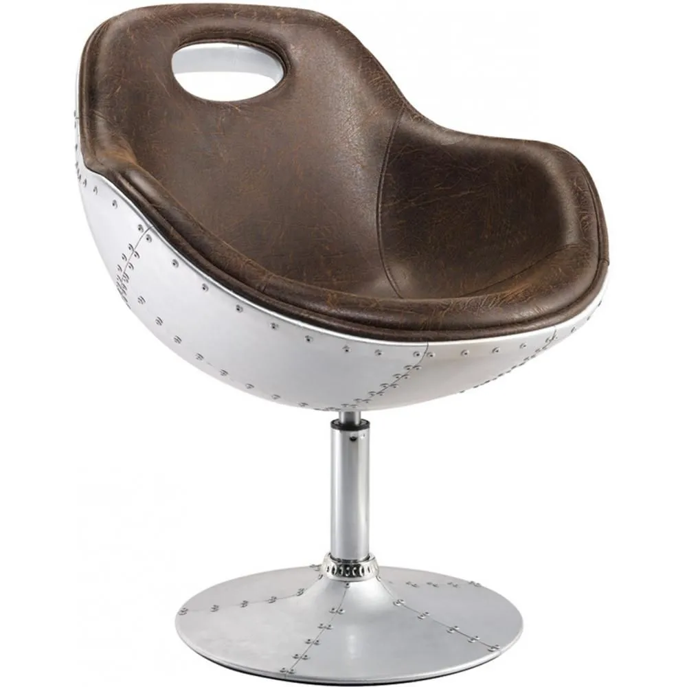 Sillón Giratorio de Diseño Aviador - Tapizados en PU image 8