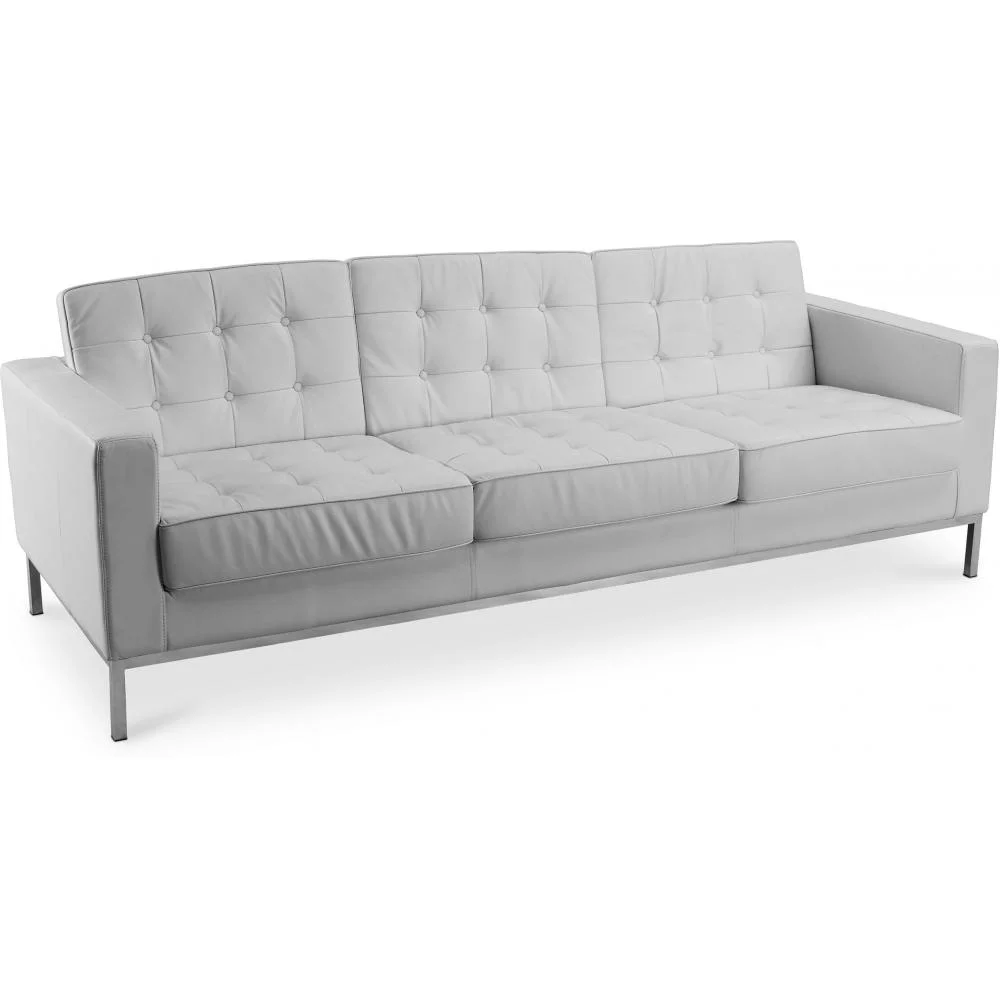 Sofá Tapizado en Cuero - 3 plazas - Konel image 8